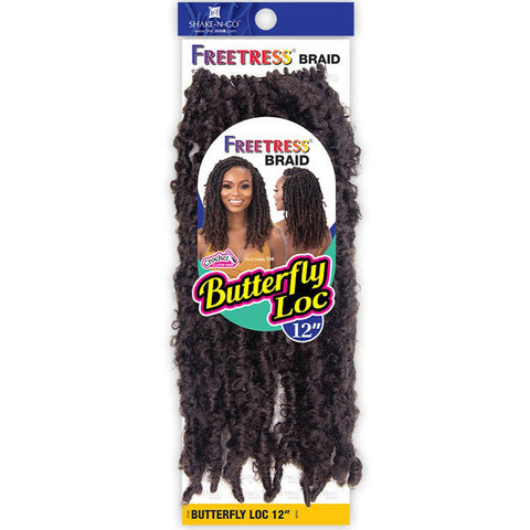 Freetress Crochet Braid - BUTTERFLY LOC 12" Freetress Crochet Braid - BUTTERFLY LOC 12"