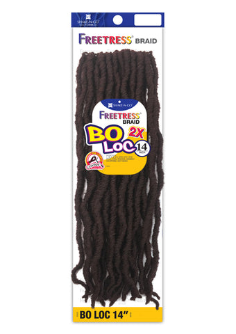 Freetress Pre-Looped Crochet Braid - 2X BO LOC 14" Freetress Pre-Looped Crochet Braid - 2X BO LOC 14"