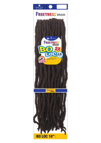 Freetress Pre-Looped Crochet Braid - 2X BO LOC 18" Freetress Pre-Looped Crochet Braid - 2X BO LOC 18"