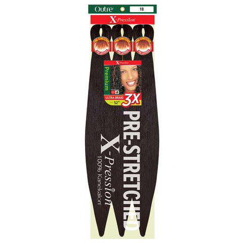 Outre X-Pression Pre-Stretched Braid - ULTRA BRAID 62" 3X Outre X-Pression Pre-Stretched Braid - ULTRA BRAID 62" 3X