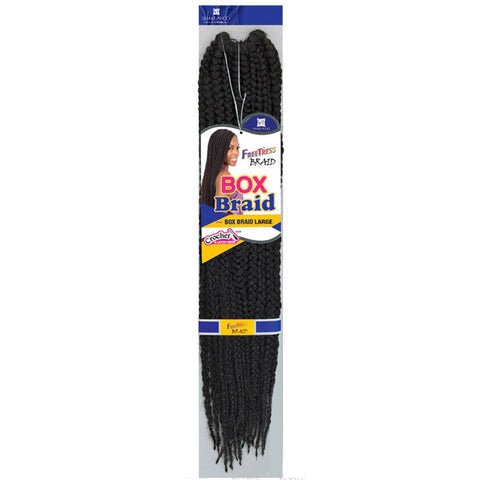 Freetress Crochet Braid - BOX BRAID LARGE / MEDIUM / SMALL Freetress Crochet Braid - BOX BRAID LARGE / MEDIUM / SMALL