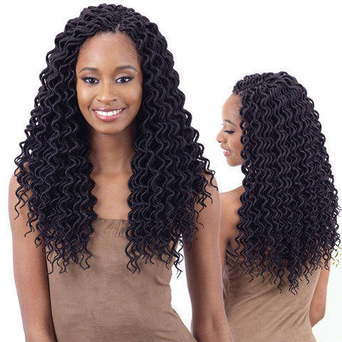 Freetress Pre-Looped Crochet Braid - 2X SOFT FAUX LOC CURLY 14" Freetress Pre-Looped Crochet Braid - 2X SOFT FAUX LOC CURLY 14"