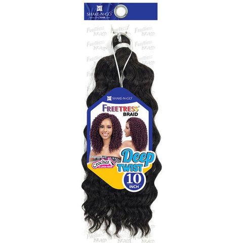 Freetress Crochet Braid DEEP TWIST 10 Inch Freetress Crochet Braid DEEP TWIST 10 Inch