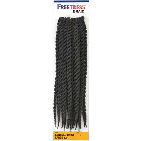 Freetress Pre-Looped Crochet Braids - SENEGAL TWIST LARGE 12" Freetress Pre-Looped Crochet Braids - SENEGAL TWIST LARGE 12"
