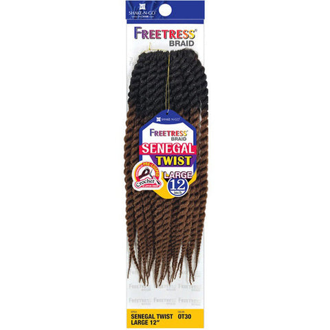 Freetress Pre-Looped Crochet Braids - SENEGAL TWIST LARGE 12" Freetress Pre-Looped Crochet Braids - SENEGAL TWIST LARGE 12"