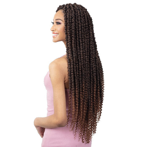 Freetress Pre-Looped Crochet Braids - 3X LARGE PASSION TWIST 24" Freetress Pre-Looped Crochet Braids - 3X LARGE PASSION TWIST 24"