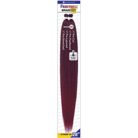 Freetress Pre- Stretched Braid 101 - 2X BRAID 101 18"/24" Freetress Pre- Stretched Braid 101 - 2X BRAID 101 18"/24"