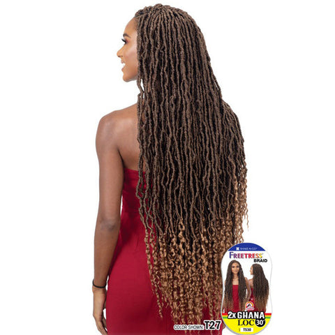 Freetress Pre-Looped Crochet Braid - 2X GHANA LOCS 30" Freetress Pre-Looped Crochet Braid - 2X GHANA LOCS 30"