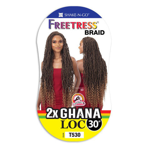 Freetress Pre-Looped Crochet Braid - 2X GHANA LOCS 30" Freetress Pre-Looped Crochet Braid - 2X GHANA LOCS 30"