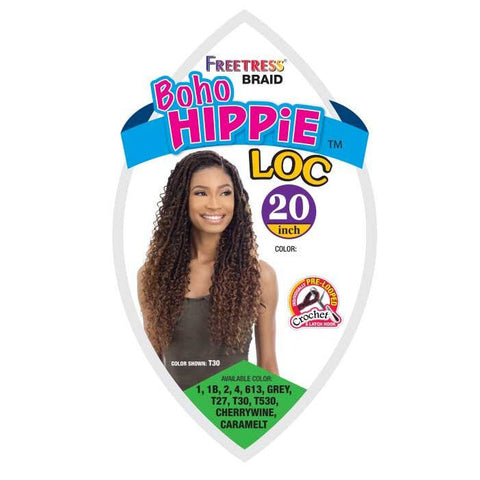 Freetress Pre-Looped Crochet Braid - BOHO HIPPIE LOC 20" Freetress Pre-Looped Crochet Braid - BOHO HIPPIE LOC 20"