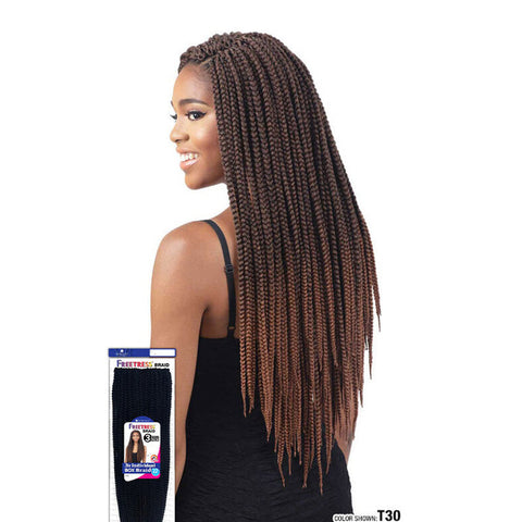 Freetress Pre-Looped Crochet Braid - 3X INDIVIDUAL BOX BRAID 22" Freetress Pre-Looped Crochet Braid - 3X INDIVIDUAL BOX BRAID 22"