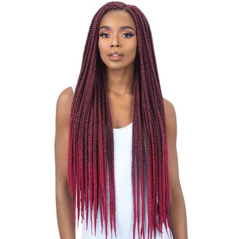Freetress Pre-Looped Crochet Braid - 3X INDIVIDUAL BOX BRAID 28" Freetress Pre-Looped Crochet Braid - 3X INDIVIDUAL BOX BRAID 28"