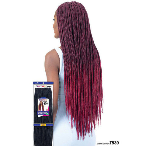 Freetress Pre-Looped Crochet Braid - 3X INDIVIDUAL BOX BRAID 28" Freetress Pre-Looped Crochet Braid - 3X INDIVIDUAL BOX BRAID 28"