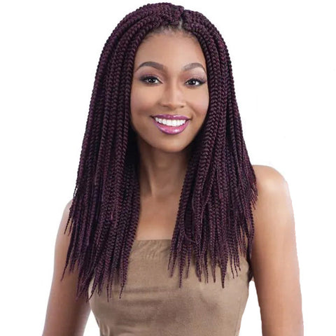 Freetress Pre-Looped Crochet Braid - MED BOX BRAIDS 14" Freetress Pre-Looped Crochet Braid - MED BOX BRAIDS 14"