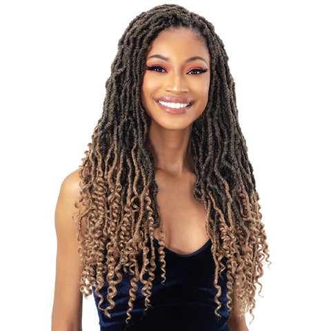 Freetress Pre-Looped Crochet Braid - 3X NIKKI GORGEOUS LOCS 18" Freetress Pre-Looped Crochet Braid - 3X NIKKI GORGEOUS LOCS 18"