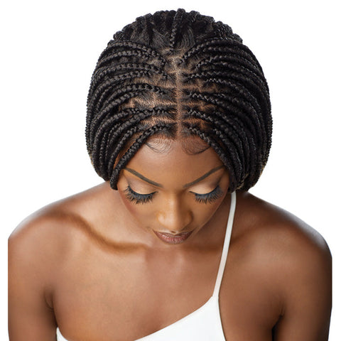 Outre Pre-Braided Glueless HD 13X4 Lace Front Wig - KNOTLESS SQUARE PART BRAIDS Outre Pre-Braided Glueless HD 13X4 Lace Front Wig - KNOTLESS SQUARE PART BRAIDS