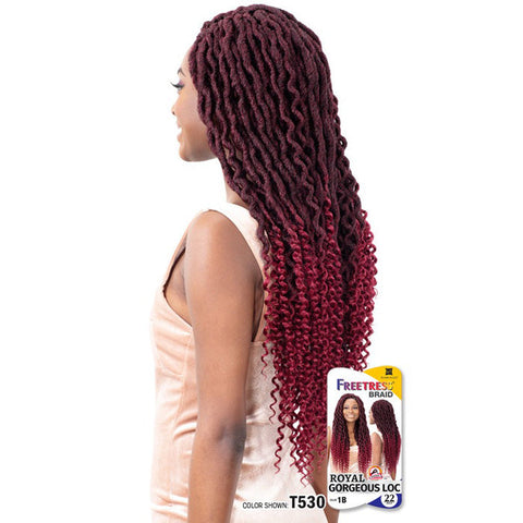Freetress Pre-Looped Crochet Braid - 2X ROYAL GORGEOUS LOC 22" Freetress Pre-Looped Crochet Braid - 2X ROYAL GORGEOUS LOC 22"
