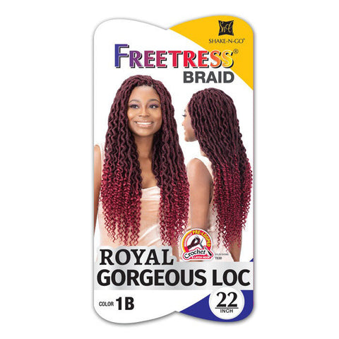 Freetress Pre-Looped Crochet Braid - 2X ROYAL GORGEOUS LOC 22" Freetress Pre-Looped Crochet Braid - 2X ROYAL GORGEOUS LOC 22"