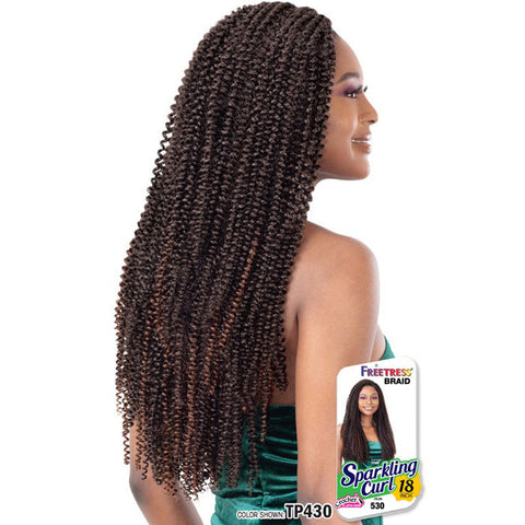 Freetress Crochet Braid - SPARKLING CURL 18" Freetress Crochet Braid - SPARKLING CURL 18"