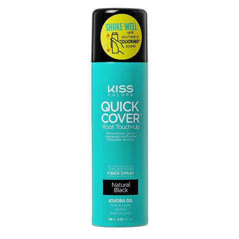 Kiss Colors Quick Cover Root Touch Up - THICKENING FIBER SPRAY Kiss Colors Quick Cover Root Touch Up - THICKENING FIBER SPRAY