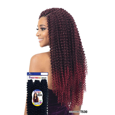 Freetress Crochet Braid - 3X TAHITI WATER CURL 16" Freetress Crochet Braid - 3X TAHITI WATER CURL 16"