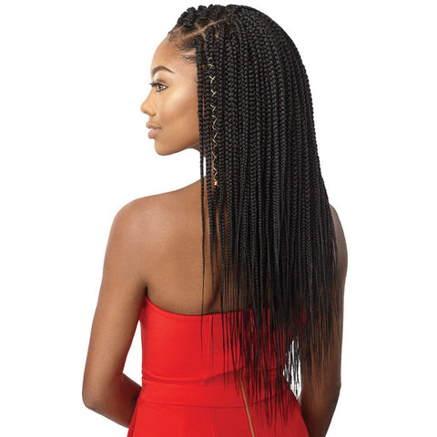 Outre X-Pression Pre-Looped Crochet Braids - BOX BRAID 20/26" MEDIUM Outre X-Pression Pre-Looped Crochet Braids - BOX BRAID 20/26" MEDIUM