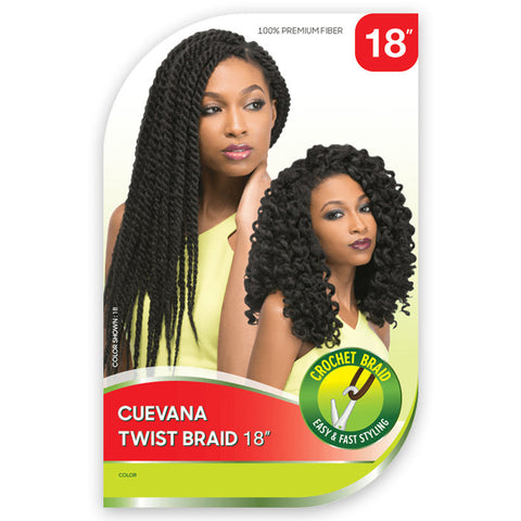 Outre X-Pression Crochet Braid - CUEVANA TWIST WEAVING 18" Outre X-Pression Crochet Braid - CUEVANA TWIST WEAVING 18"