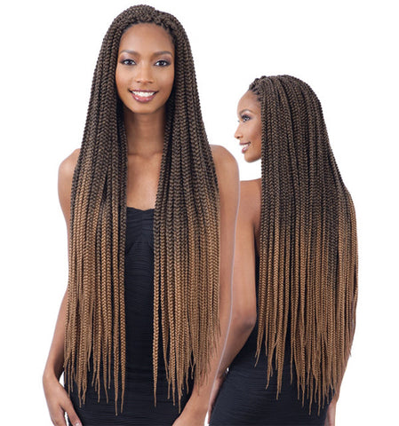 Freetress Crochet Braid 2X LARGE BOX BRAIDS 30 Inch Freetress Crochet Braid 2X LARGE BOX BRAIDS 30 Inch