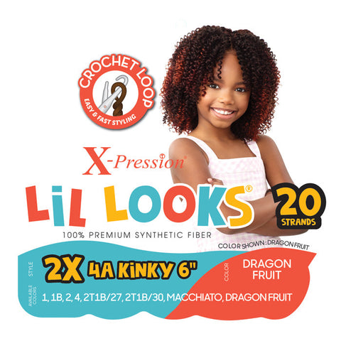 Outre X-Pression Lil Looks Crochet Loop Braid - 2X 4A KINKY 6" Outre X-Pression Lil Looks Crochet Loop Braid - 2X 4A KINKY 6"