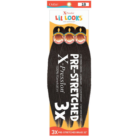 Outre Xpression Lil Looks 3X PRE STRETCHED CALMING BRAID 32" Outre Xpression Lil Looks 3X PRE STRETCHED CALMING BRAID 32"