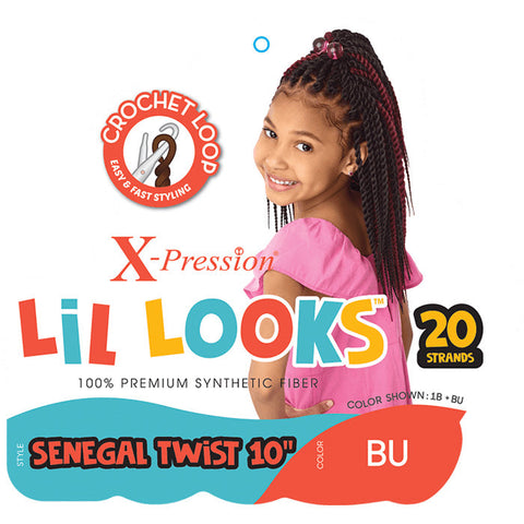 Outre X-Pression LiL Looks Crochet Loop Braid - SENEGAL TWIST 10" Outre X-Pression LiL Looks Crochet Loop Braid - SENEGAL TWIST 10"