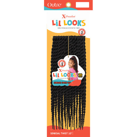 Outre X-Pression LiL Looks Crochet Loop Braid - SENEGAL TWIST 10" Outre X-Pression LiL Looks Crochet Loop Braid - SENEGAL TWIST 10"