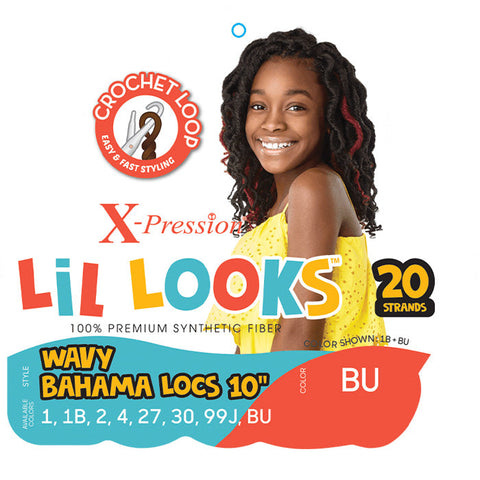 Outre X-Pression LiL Looks Crochet Loop Braid - WAVY BAHAMA LOCS 10" Outre X-Pression LiL Looks Crochet Loop Braid - WAVY BAHAMA LOCS 10"