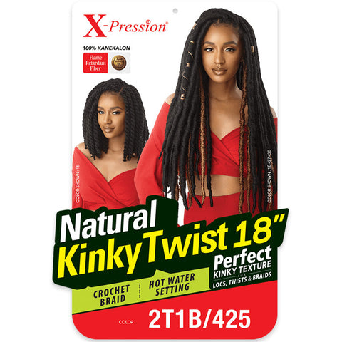 Outre X-Pression Braid - NATURAL KINKY TWIST 18"/24" Outre X-Pression Braid - NATURAL KINKY TWIST 18"/24"
