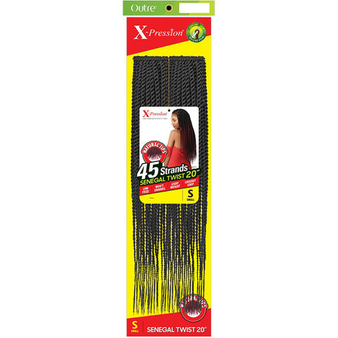 Outre X-Pression Pre-Looped Crochet Braid - SENEGAL TWIST 20" S Outre X-Pression Pre-Looped Crochet Braid - SENEGAL TWIST 20" S