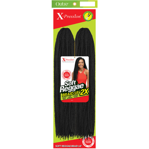 Outre X-Pression Crochet Braid - 2X SOFT REGGAE BRAID 18" Outre X-Pression Crochet Braid - 2X SOFT REGGAE BRAID 18"