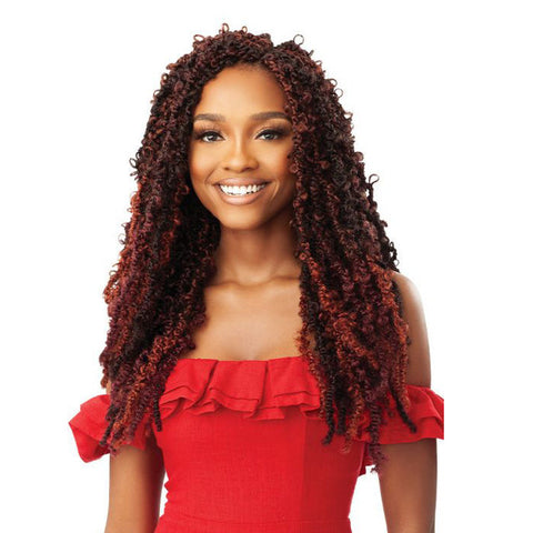 Outre X-Pression Twisted Up Pre-Looped Crochet Braids - BUTTERFLY BOMB TWIST 18" Outre X-Pression Twisted Up Pre-Looped Crochet Braids - BUTTERFLY BOMB TWIST 18"
