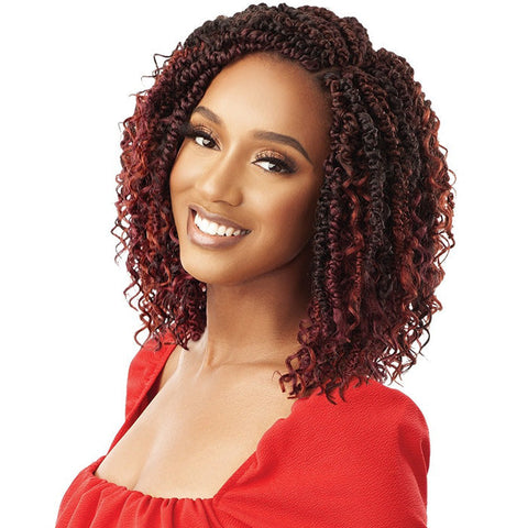 Outre X-Pression Twisted Up Pre-Looped Crochet Braids - BOHO WAVY BOMB TWIST 10" 2X Outre X-Pression Twisted Up Pre-Looped Crochet Braids - BOHO WAVY BOMB TWIST 10" 2X