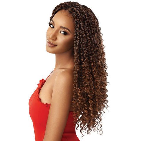 Outre X-Pression Twisted Up Pre-Looped Crochet Braid - BOHO WAVY BOMB TWIST 20" Outre X-Pression Twisted Up Pre-Looped Crochet Braid - BOHO WAVY BOMB TWIST 20"