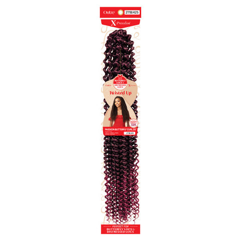 Outre X-Pression Twisted Up Crochet Braid - PASSION BUTTERFLY CURL 20" Outre X-Pression Twisted Up Crochet Braid - PASSION BUTTERFLY CURL 20"