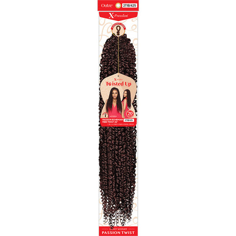 Outre X-Pression Twisted Up Crochet Loop Braid - PASSION BOHEMIAN FEED TWIST 22" Outre X-Pression Twisted Up Crochet Loop Braid - PASSION BOHEMIAN FEED TWIST 22"