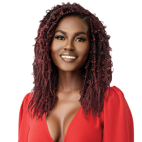 Outre X-Pression Twisted Up Pre-Looped Crochet Braids - BUTTERFLY JUNGLE BOX BRAID 12" 2X Outre X-Pression Twisted Up Pre-Looped Crochet Braids - BUTTERFLY JUNGLE BOX BRAID 12" 2X