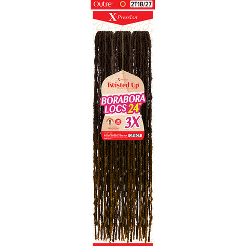Outre X-Pression Twisted Up Crochet Loop Braids - BORABORA LOCS 24" 3X Outre X-Pression Twisted Up Crochet Loop Braids - BORABORA LOCS 24" 3X