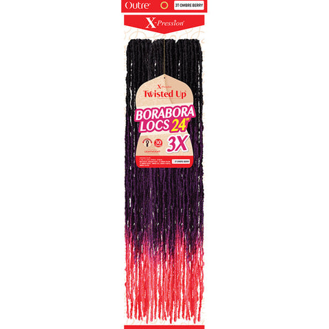 Outre X-Pression Twisted Up Crochet Loop Braids - BORABORA LOCS 24" 3X Outre X-Pression Twisted Up Crochet Loop Braids - BORABORA LOCS 24" 3X
