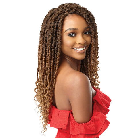 Outre X-Pression Twisted Up Pre-Looped Crochet Braid - 2X BONITA SUMMER SPLASH LOCS 18" Outre X-Pression Twisted Up Pre-Looped Crochet Braid - 2X BONITA SUMMER SPLASH LOCS 18"