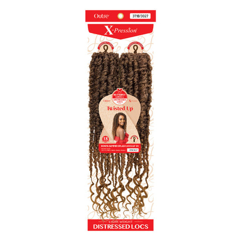 Outre X-Pression Twisted Up Pre-Looped Crochet Braid - 2X BONITA SUMMER SPLASH LOCS 18" Outre X-Pression Twisted Up Pre-Looped Crochet Braid - 2X BONITA SUMMER SPLASH LOCS 18"