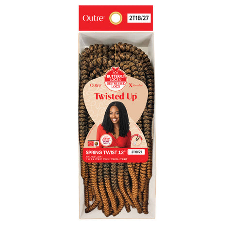 Outre X-Pression Twisted Up Crochet Braid SPRING TWIST 12 Outre X-Pression Twisted Up Crochet Braid SPRING TWIST 12