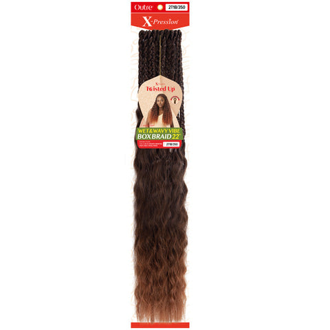 Outre X-Pression Twisted Up Crochet Loop Braid - WET & WAVY VIBE BOX BRAID 22" Outre X-Pression Twisted Up Crochet Loop Braid - WET & WAVY VIBE BOX BRAID 22"