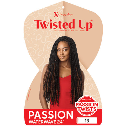 Outre X-Pression Twisted Up Crochet Braid - PASSION WATERWAVE 24" Outre X-Pression Twisted Up Crochet Braid - PASSION WATERWAVE 24"