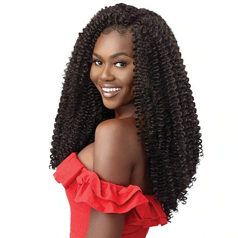 Outre X-Pression Twisted Up Crochet Braid - WATERWAVE FRO TWIST 22" 2X Outre X-Pression Twisted Up Crochet Braid - WATERWAVE FRO TWIST 22" 2X